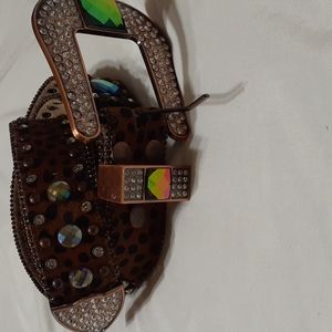 Nocona Western Belt with Rhinestones